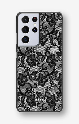 Samsung Galaxy S21 Ultra Hard Case – Midnight Lace - View 1