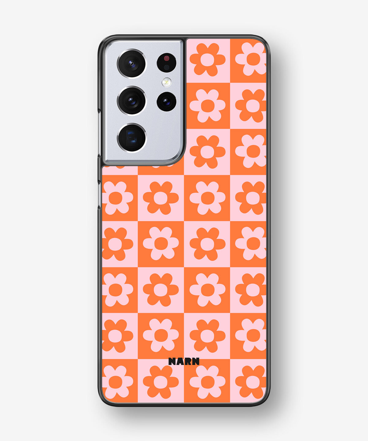 Samsung Galaxy S21 Ultra Hard Case – Peach Petals - View 1
