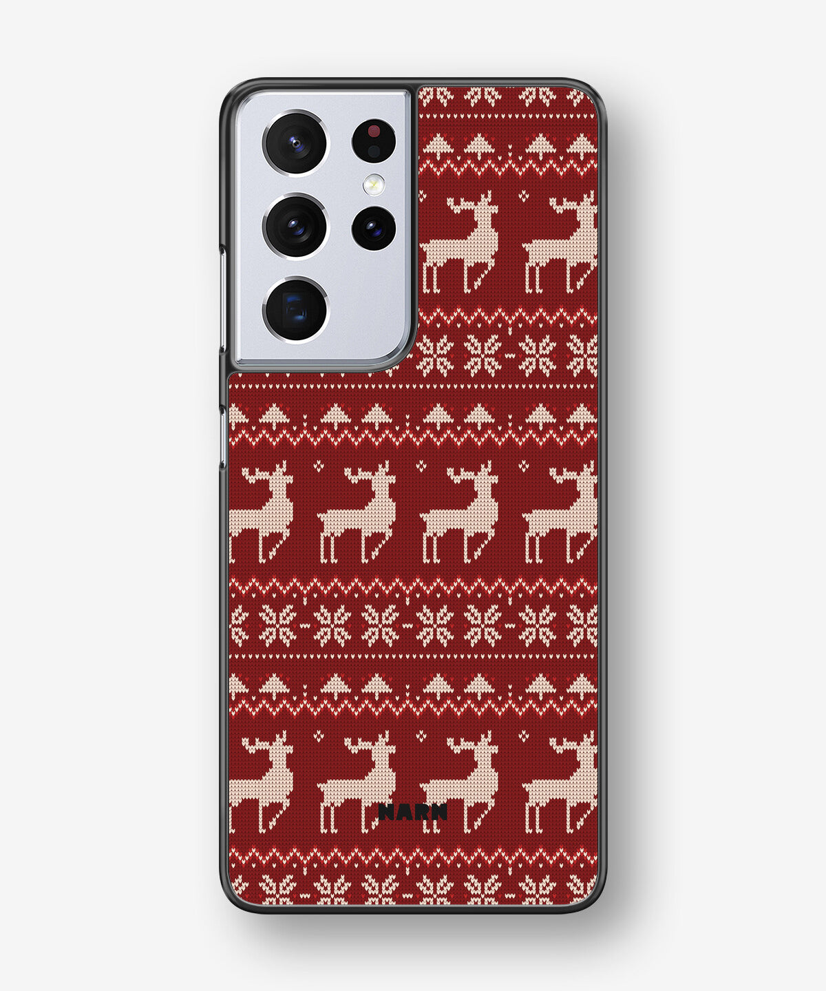 Samsung Galaxy S21 Ultra Hard Case – Reindeer Knit - View 1