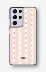 Samsung Galaxy S21 Ultra Hard Case – Rose Lines - View 1
