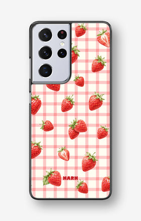 Samsung Galaxy S21 Ultra Hard Case – Strawbella - View 1