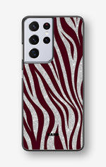 Samsung Galaxy S21 Ultra Hard Case – Velvet Zebra - View 1