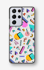 Samsung Galaxy S21 Ultra Hard Case – 80s Memphis - View 1