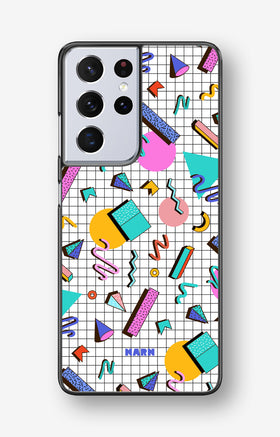 Samsung Galaxy S21 Ultra Hard Case – 80s Memphis - View 1