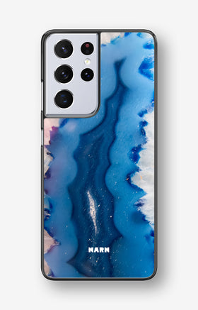 Samsung Galaxy S21 Ultra Hard Case – Blue Agate - View 1