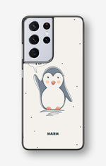 Samsung Galaxy S21 Ultra Hard Case – Cute Penguin - View 1