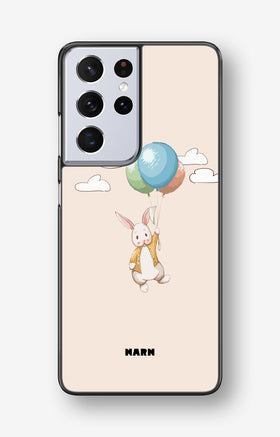 Samsung Galaxy S21 Ultra Hard Case – Flying Rabbit - View 1