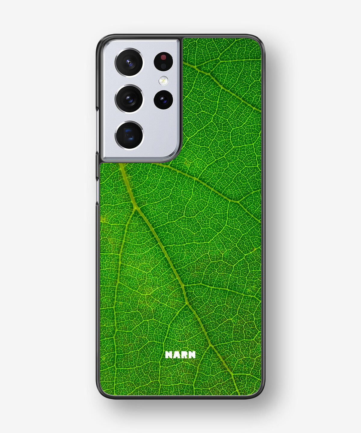 Samsung Galaxy S21 Ultra Hard Case – Green Leafy - View 1