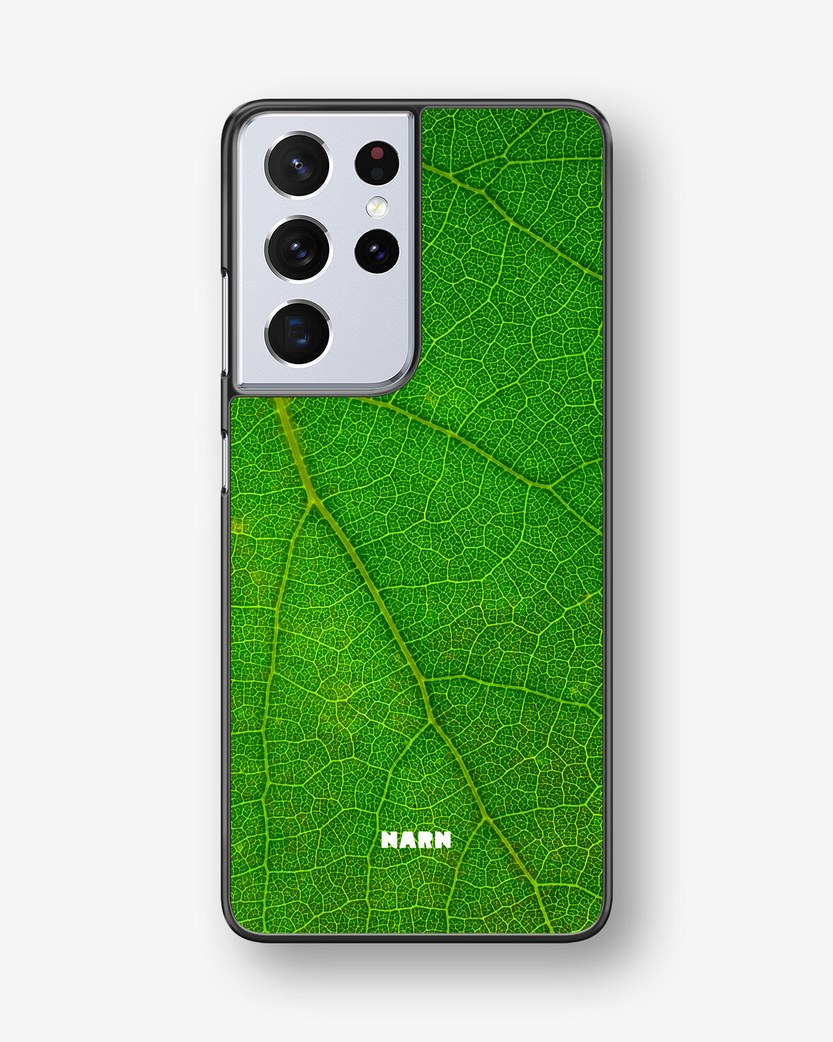 Samsung Galaxy S21 Ultra Hard Case – Green Leafy - View 1