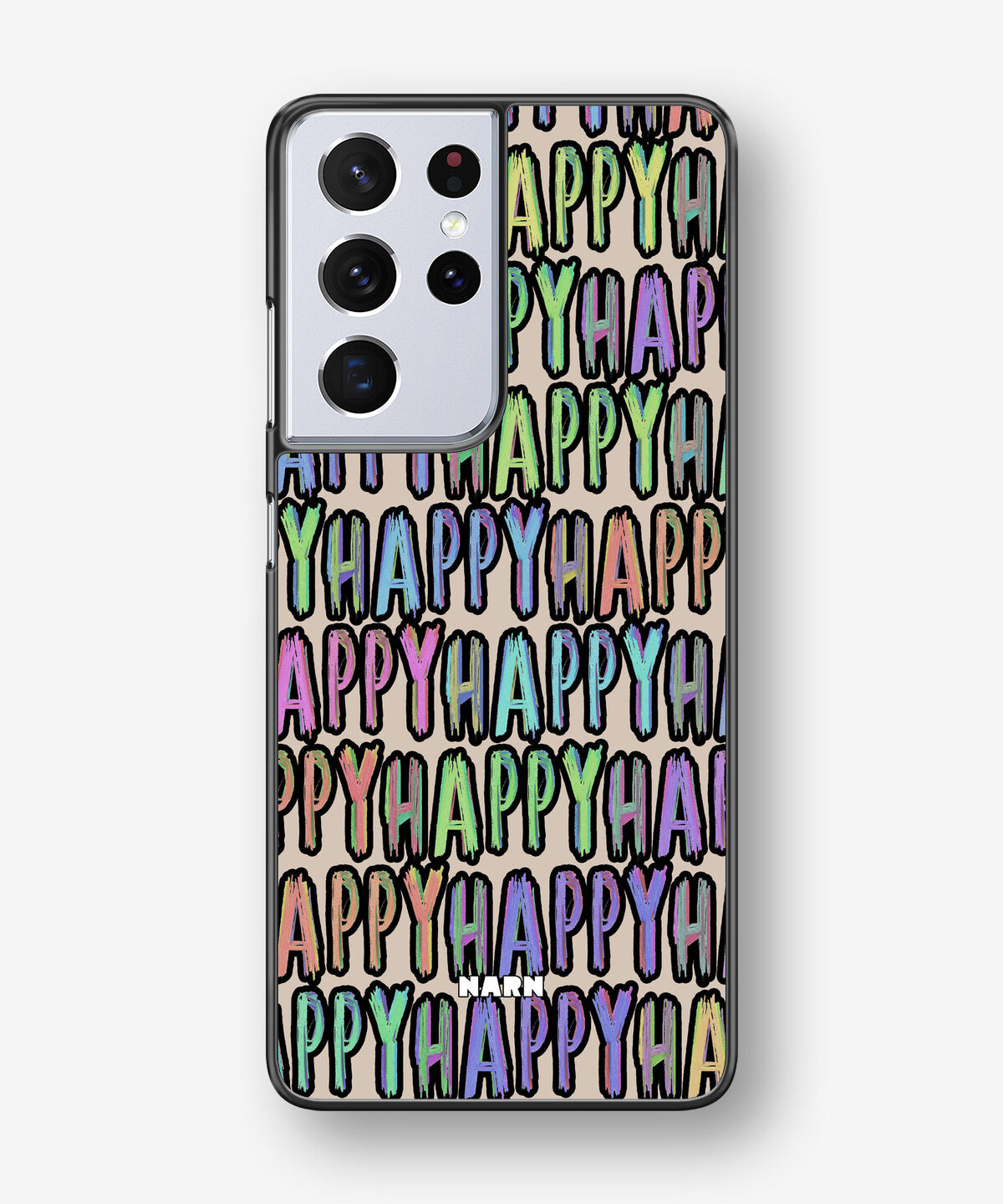 Samsung Galaxy S21 Ultra Hard Case – Happy - View 1