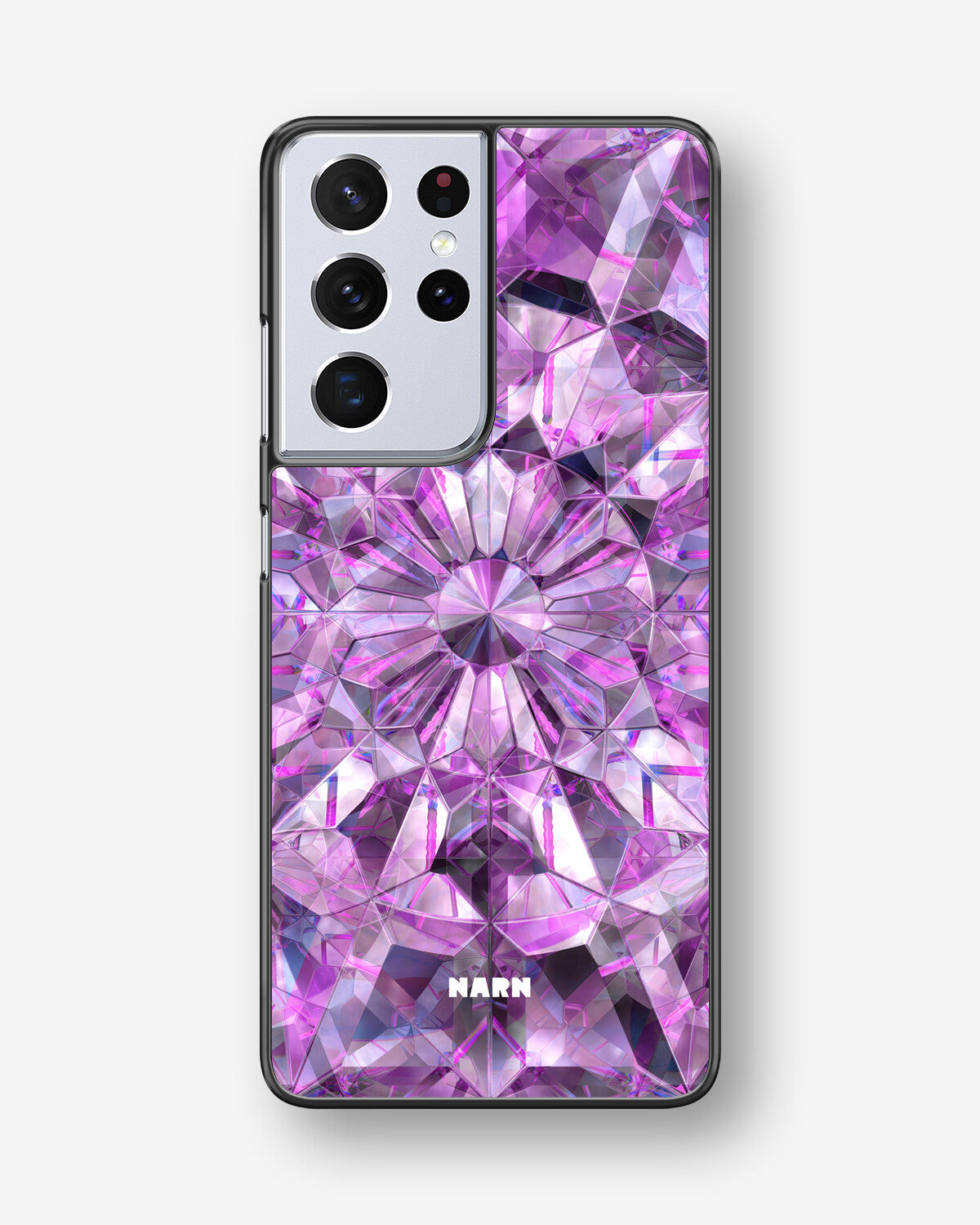 Samsung Galaxy S21 Ultra Hard Case – Lavender Crystals - View 1