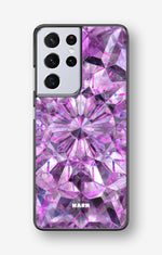 Samsung Galaxy S21 Ultra Hard Case – Lavender Crystals - View 1