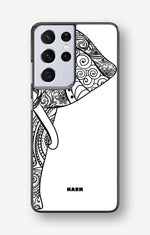 Samsung Galaxy S21 Ultra Hard Case – Mandala Elephant - View 1