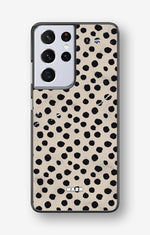 Samsung Galaxy S21 Ultra Hard Case – Marble Dots - View 1