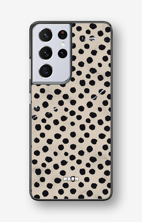 Samsung Galaxy S21 Ultra Hard Case – Marble Dots - View 1
