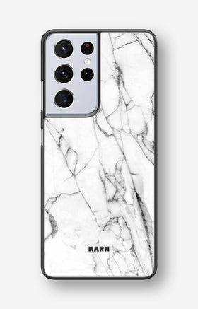 Samsung Galaxy S21 Ultra Hard Case – Milky Marble - View 1