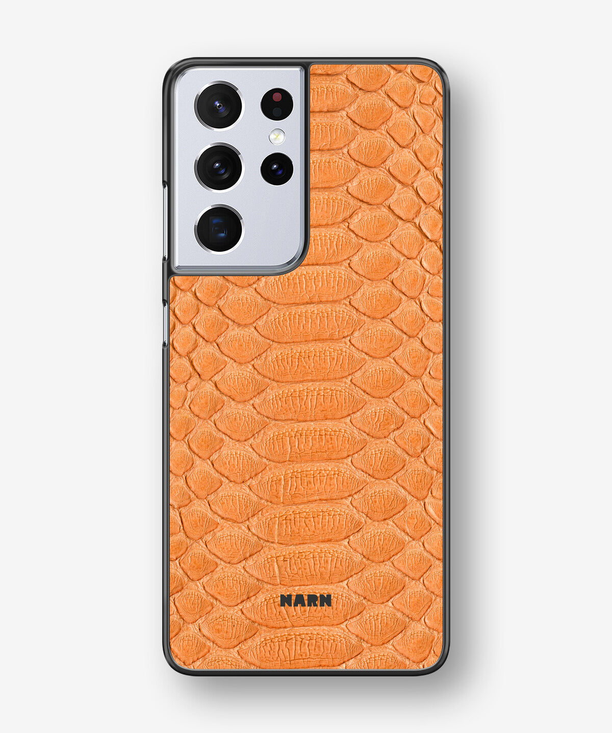 Samsung Galaxy S21 Ultra Hard Case – Orange Snake - View 1
