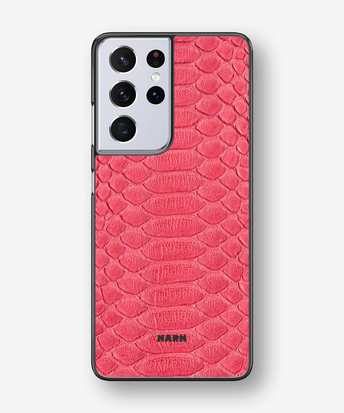 Samsung Galaxy S21 Ultra Hard Case – Pink Snake - View 1