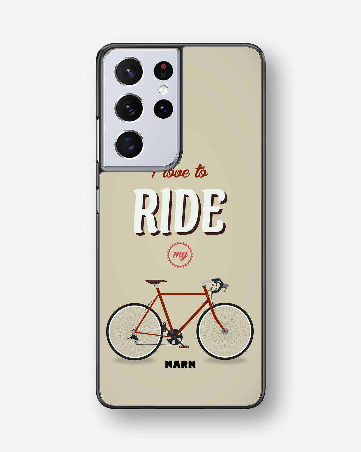 Samsung Galaxy S21 Ultra Hard Case – Ride My Bicycle - View 1
