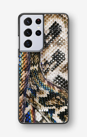 Samsung Galaxy S21 Ultra Hard Case – Shining Snakeskin - View 1