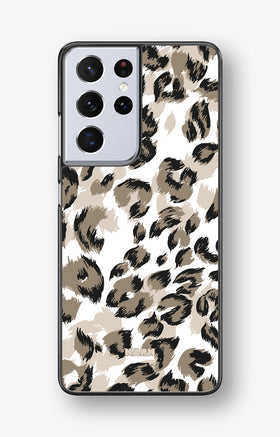 Samsung Galaxy S21 Ultra Hard Case – Snow Leopard - View 1