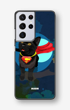 Samsung Galaxy S21 Ultra Hard Case – Super Cat - View 1