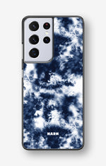 Samsung Galaxy S21 Ultra Hard Case – Tie Dye Blue - View 1