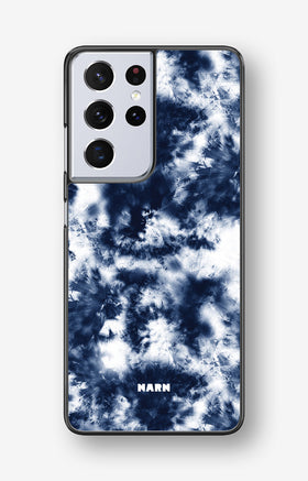 Samsung Galaxy S21 Ultra Hard Case – Tie Dye Blue - View 1