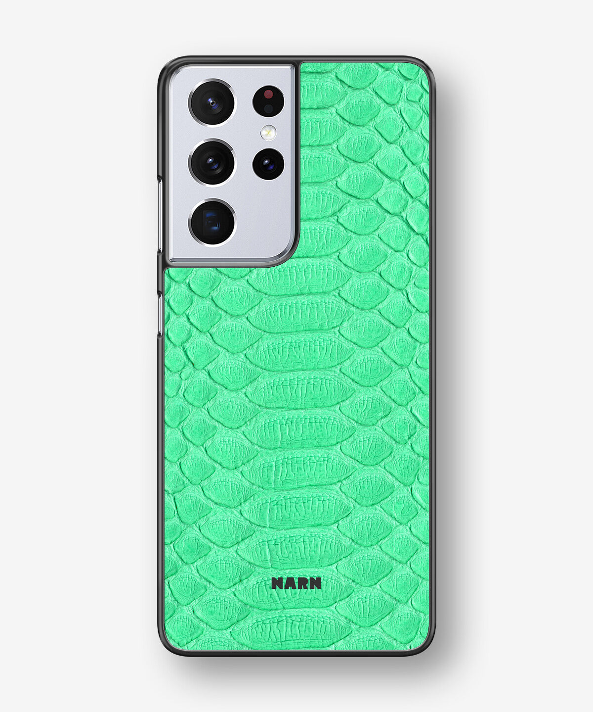 Samsung Galaxy S21 Ultra Hard Case – Turquoise Snake - View 1