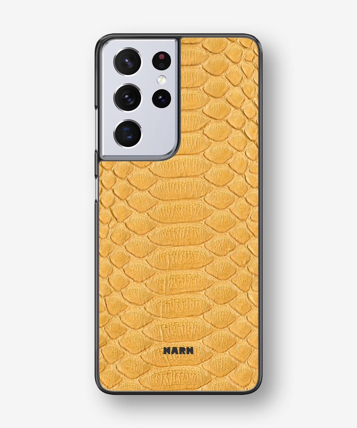 Samsung Galaxy S21 Ultra Hard Case – Yellow Snake - View 1