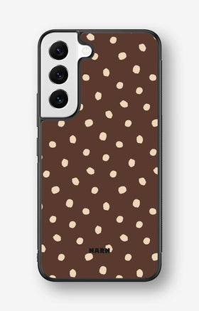 Samsung Galaxy S22 Hard Case – Choco Dots - View 1