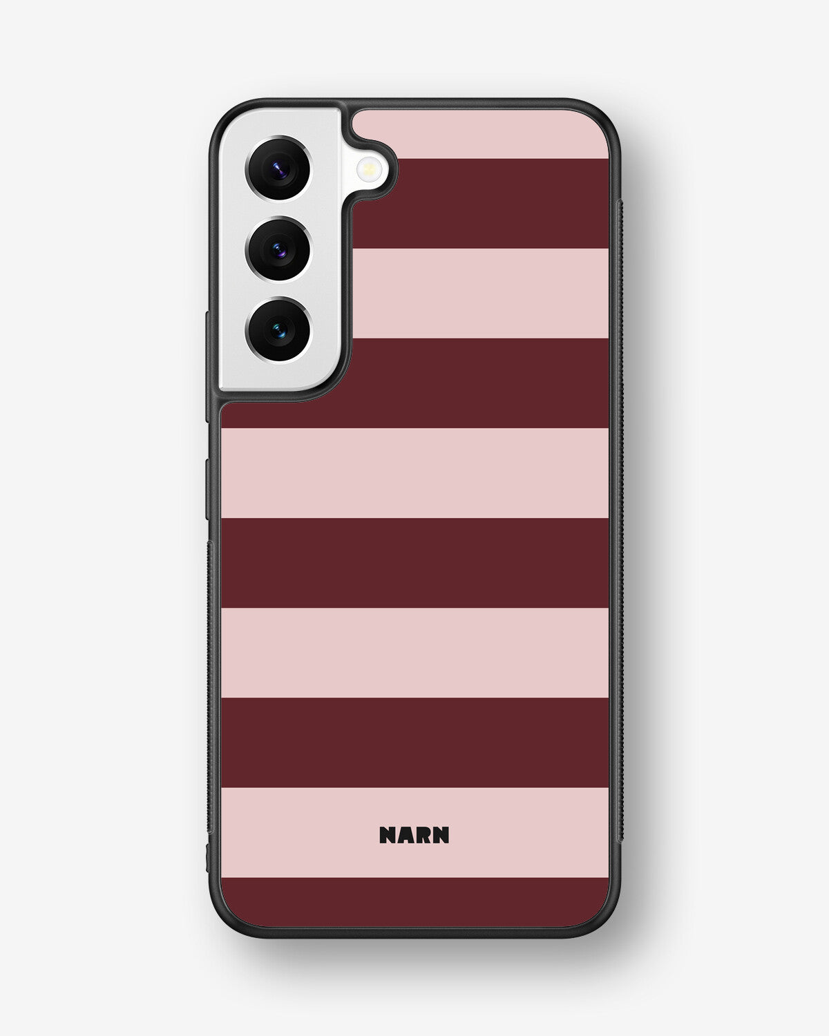 Samsung Galaxy S22 Hard Case – Cranberry Stripe - View 1