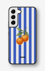Samsung Galaxy S22 Hard Case – Orange Stripes - View 1
