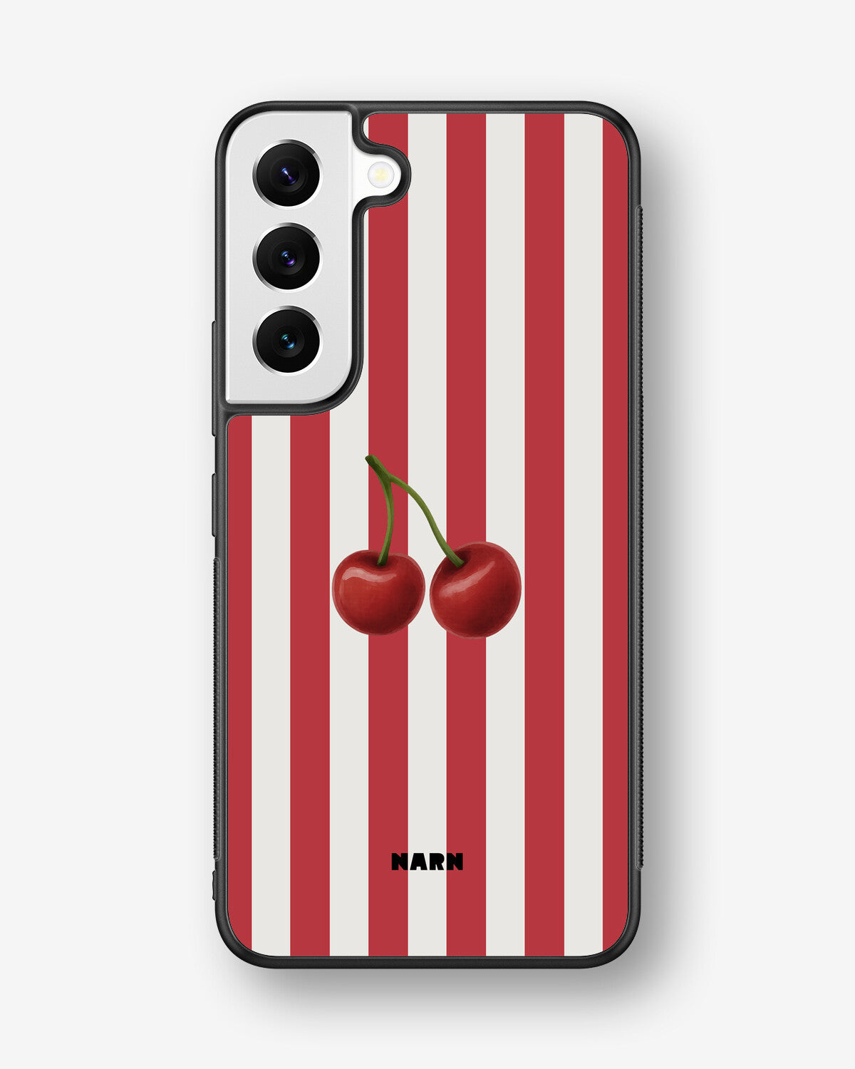 Samsung Galaxy S22 Plus Hard Case – Cherry Stripes - View 1