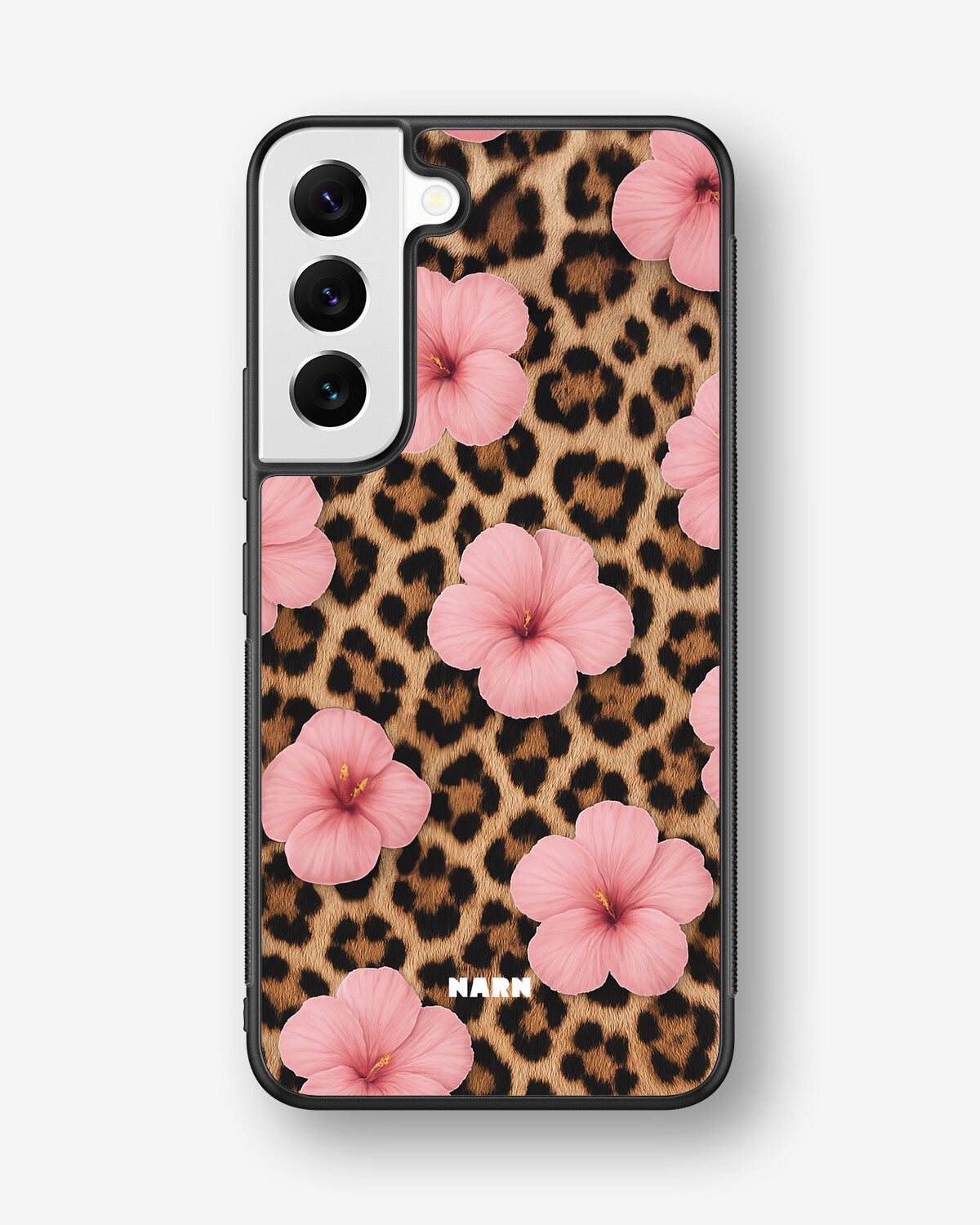 Samsung Galaxy S22 Plus Hard Case – Leopard Flower - View 1