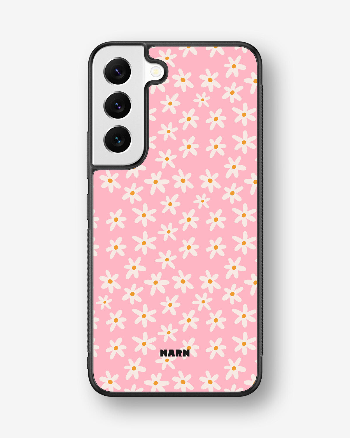 Samsung Galaxy S22 Plus Hard Case – Pink Daisy - View 1