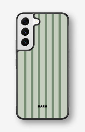 Samsung Galaxy S22 Plus Hard Case – Sage Stripes - View 1