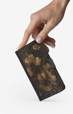 Samsung Galaxy S22 Plus Wallet Case - Bloom Noir - View 2