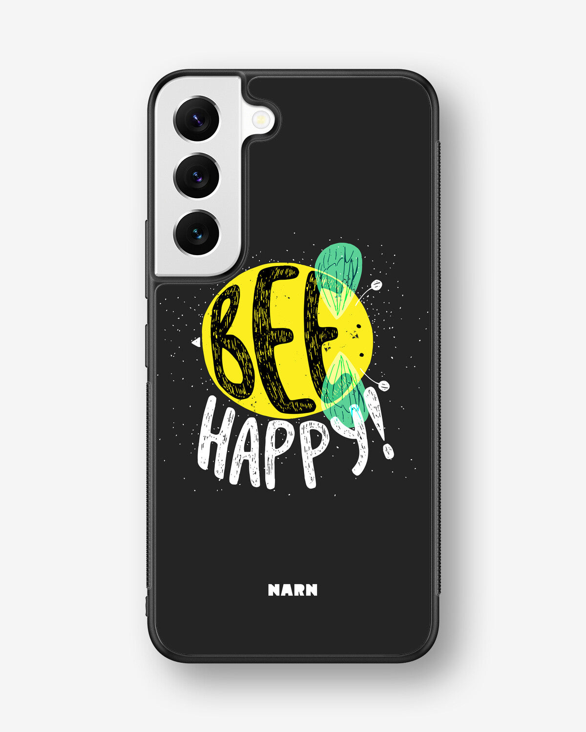 Samsung Galaxy S22 Hard Case – BEE Happy - View 1
