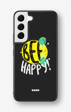 Samsung Galaxy S22 Hard Case – BEE Happy - View 1
