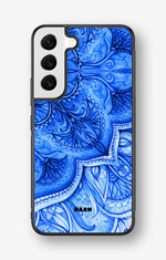Samsung Galaxy S22 Hard Case – Blue Vintage - View 1