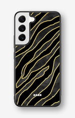 Samsung Galaxy S22 Hard Case – Golden Zebra - View 1