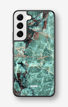 Samsung Galaxy S22 Hard Case – Green Marble - View 1