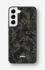 Samsung Galaxy S22 Hard Case – Jungle Green Camo - View 1