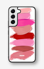 Samsung Galaxy S22 Hard Case – Lipstick Smears - View 1
