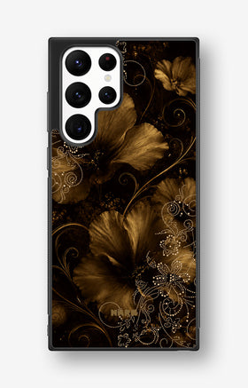 Samsung Galaxy S22 Ultra Hard Case – Bloom Noir - View 1