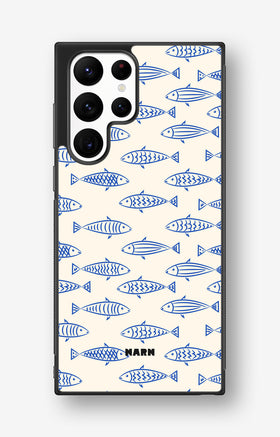 Samsung Galaxy S22 Ultra Hard Case – Blue Catch - View 1