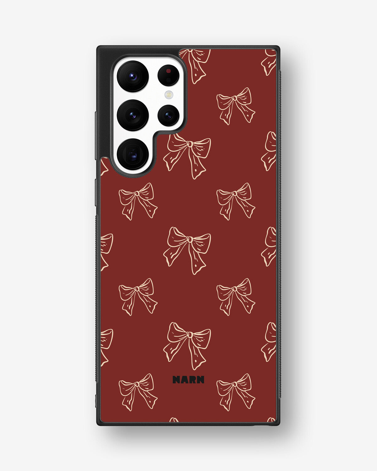 Samsung Galaxy S22 Ultra Hard Case – Cherry Bows - View 1