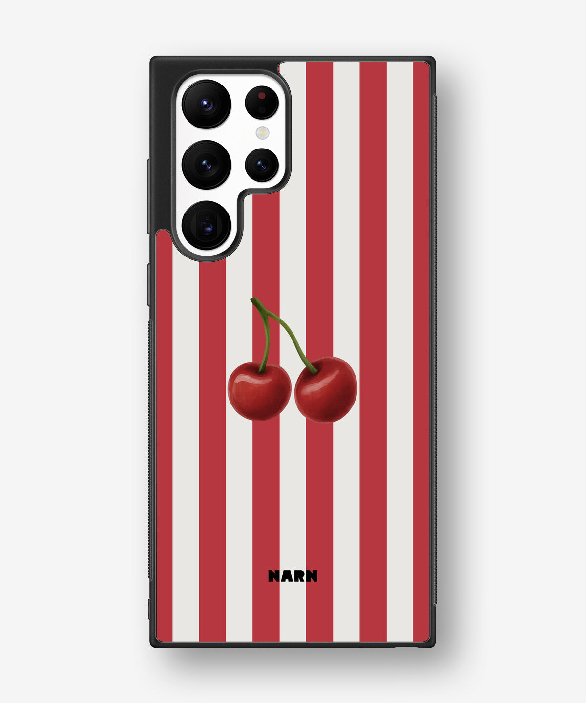 Samsung Galaxy S22 Ultra Hard Case – Cherry Stripes - View 1