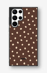 Samsung Galaxy S22 Ultra Hard Case – Choco Dots - View 1